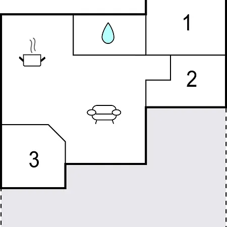 Дом отдыха Lovely In With Kitchen Broager