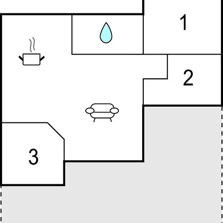 Дом отдыха Lovely In With Kitchen