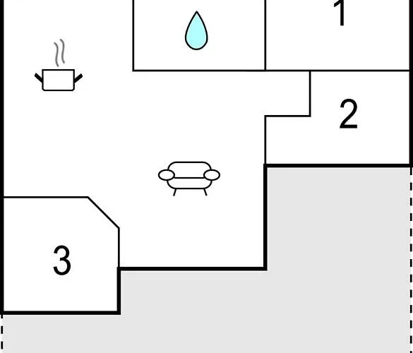 Vakantiehuis Lovely In With Kitchen